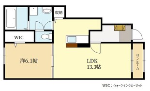 カーサ　フェリーチェの物件間取画像